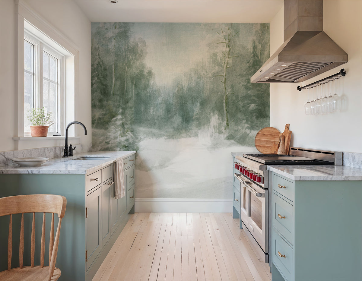 Peaceful Holiday Mural Wallpaper - room preview 03