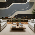 Waterfall Abstract I Mural Wallpaper - room preview 03