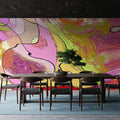 Hypnotic Tree Mural Wallpaper - room preview 03