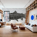 Fly Fishing I Mural Wallpaper - room preview 03