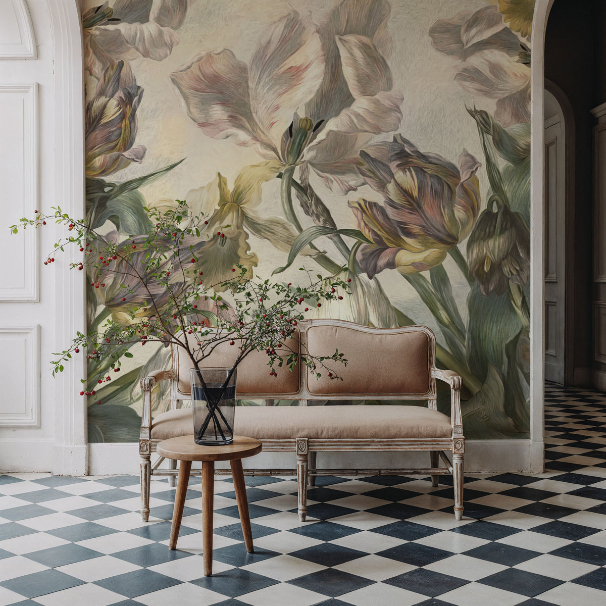 In Bloom Mural Wallpaper - room preview 03