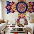 Blooming Cross I Mural Wallpaper - room preview 03