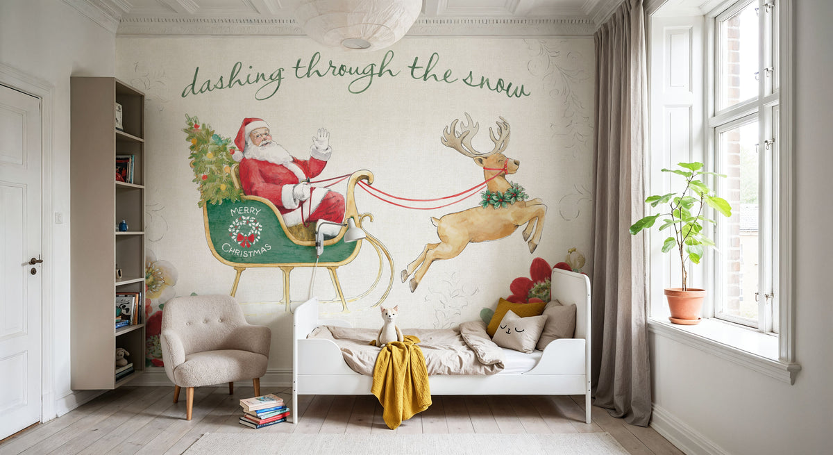 Holiday Traditions I Mural Wallpaper - room preview 03