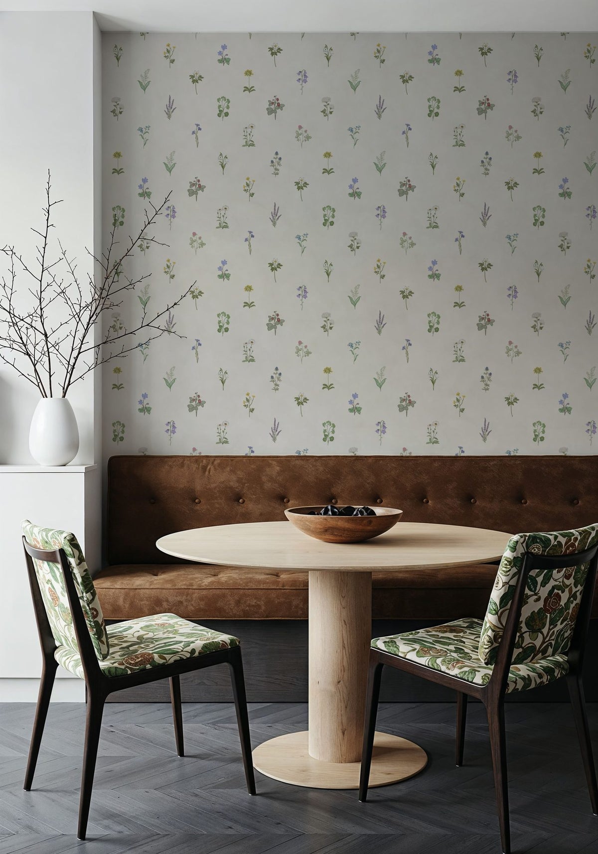 Nordic Flora, Cloud Mural Wallpaper - room preview 03