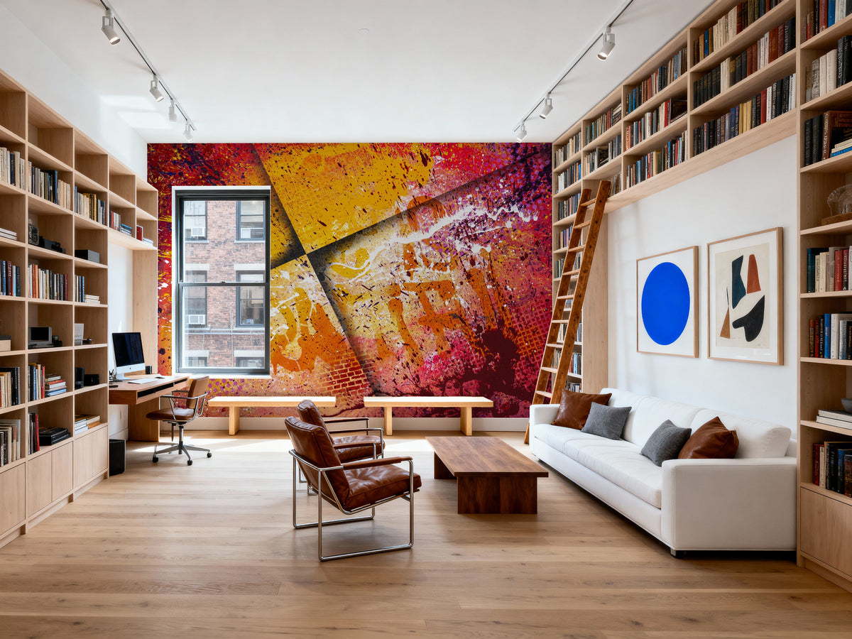 Tutti Frutti Abstract Mural Wallpaper - room preview 03