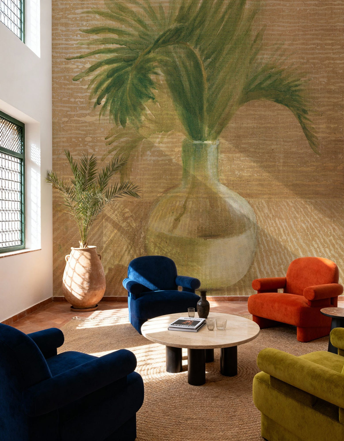 Tropical Leaves II Mural Wallpaper - room preview 03