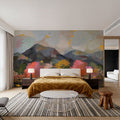 Sunset in April Mural Wallpaper - room preview 03