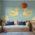 Lovable Ducklings Mural Wallpaper - room preview 03