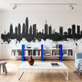 Nairobi Kenya Skyline Black & White Mural Wallpaper - room preview 03