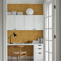 Time to Share Florals Yellow Mural Wallpaper - room preview 03