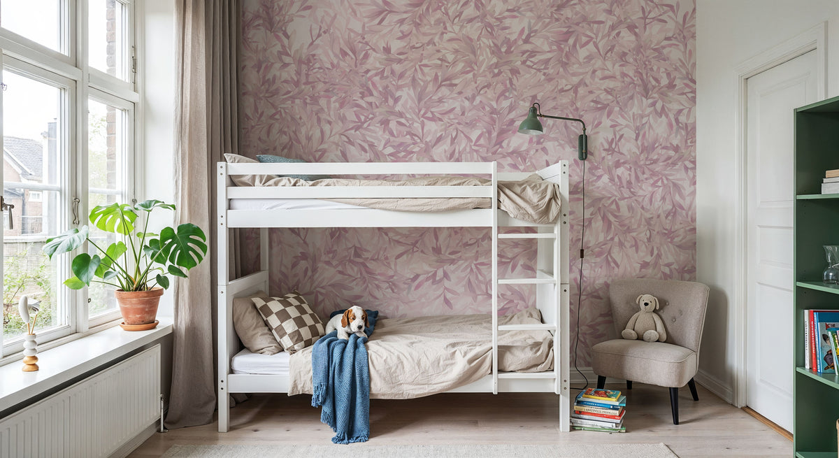 Lush Canopy Ceiling, Rose Mural Wallpaper - room preview 03