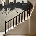 Tallahassee Florida Skyline Concrete Mural Wallpaper - room preview 03