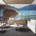 Glacial Lake Summer Mural Wallpaper - room preview 03