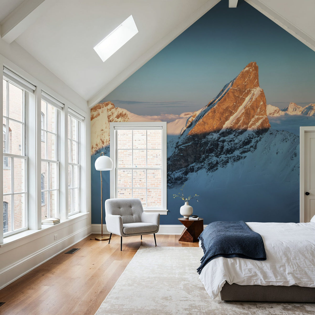 Peak Sunset Mural Wallpaper - room preview 03