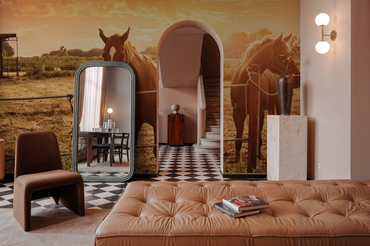 Sunset Companions Mural Wallpaper - room preview 03