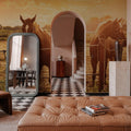 Sunset Companions Mural Wallpaper - room preview 03