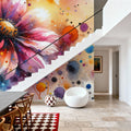 Blossoming Confidence Mural Wallpaper - room preview 03