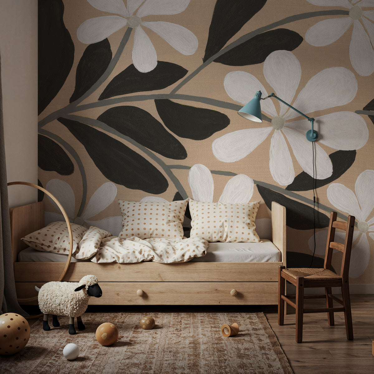 Botanical Bliss IV Mural Wallpaper - room preview 03