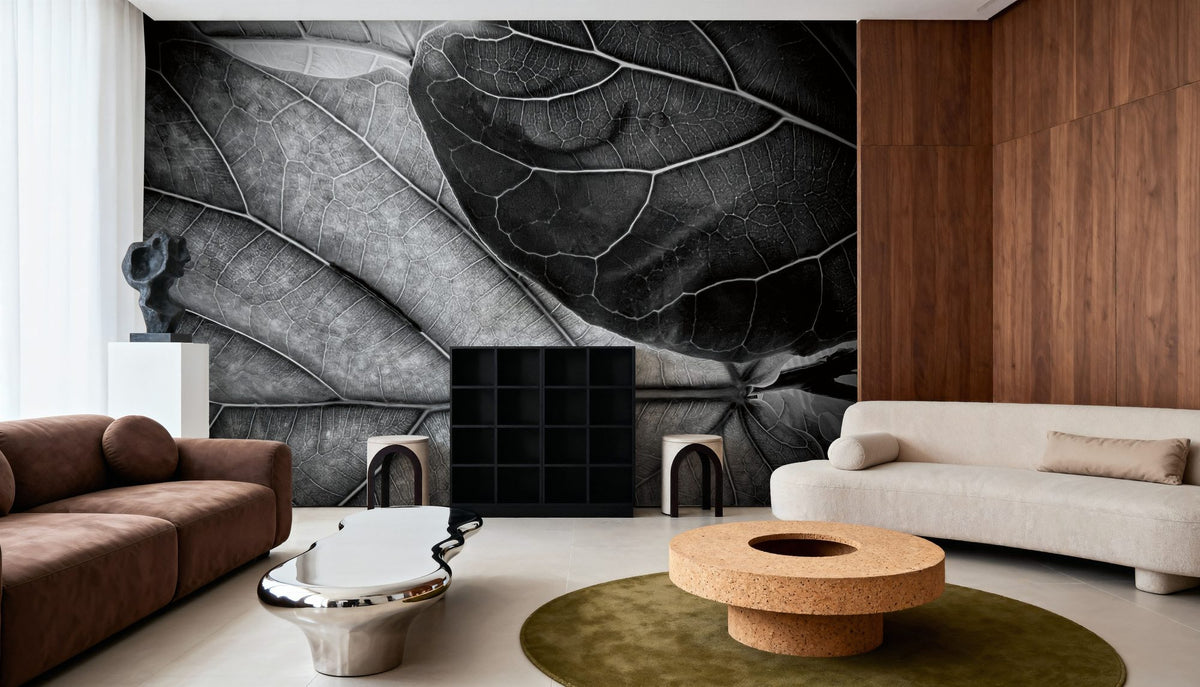 Sunlit Leaf II Mural Wallpaper - room preview 03