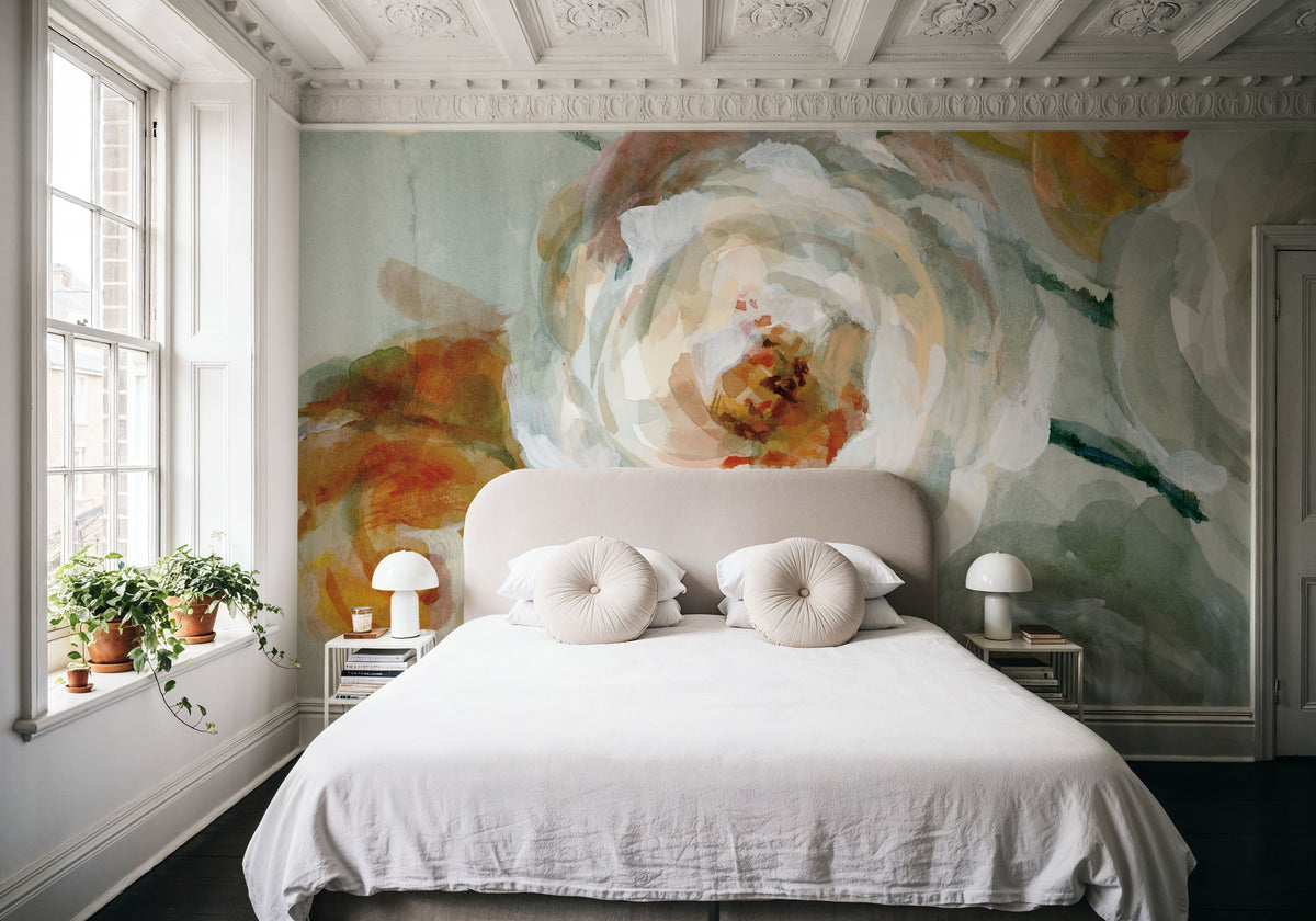 Fall Blossoms Panel IV Mural Wallpaper - room preview 03