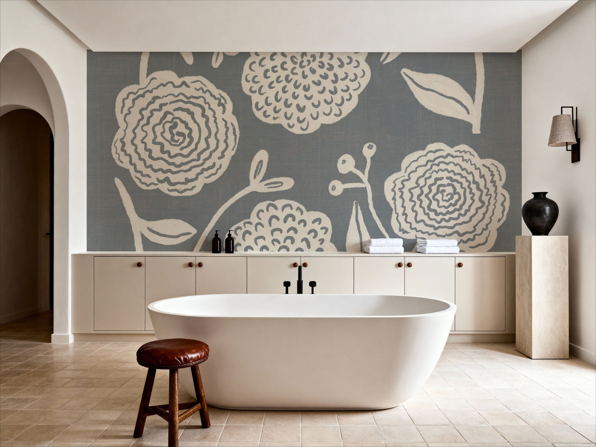 Bloom Toss I Mural Wallpaper - room preview 03