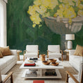 Urn of Flowers Mural Wallpaper - room preview 03
