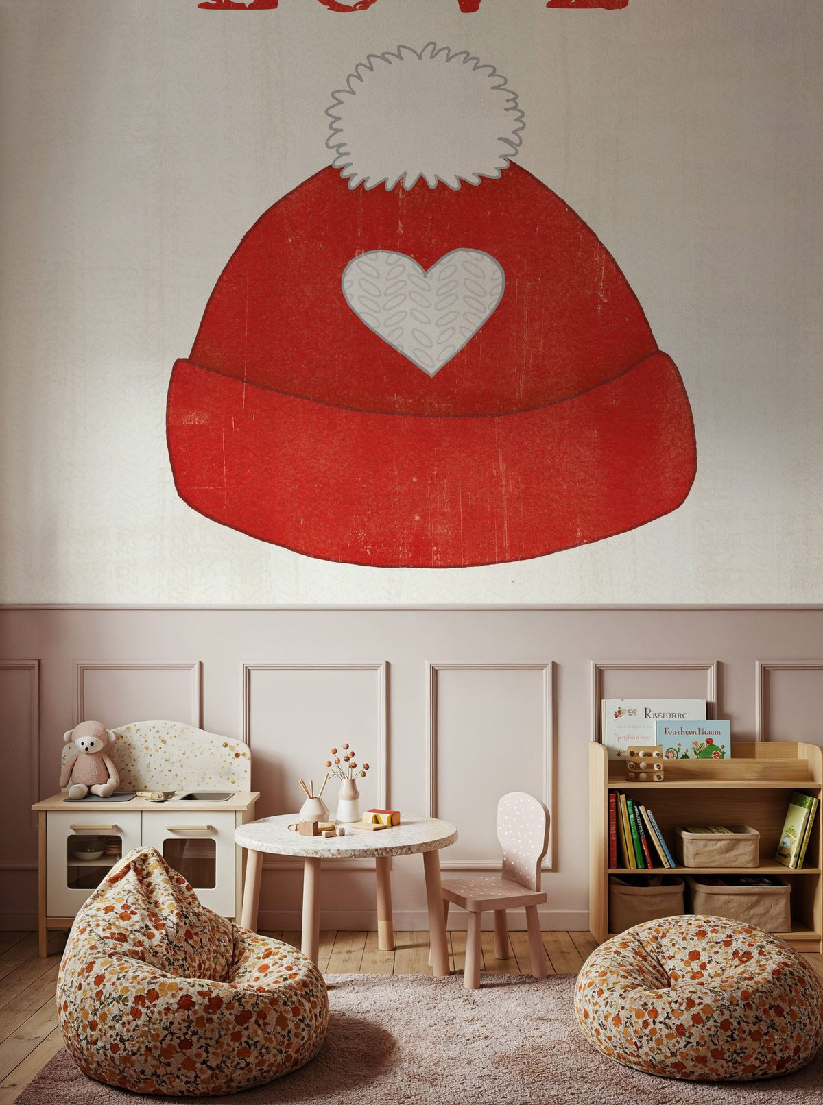 Winter Sentiments IV Mural Wallpaper - room preview 03