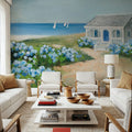 Nantucket Coast Mural Wallpaper - room preview 03