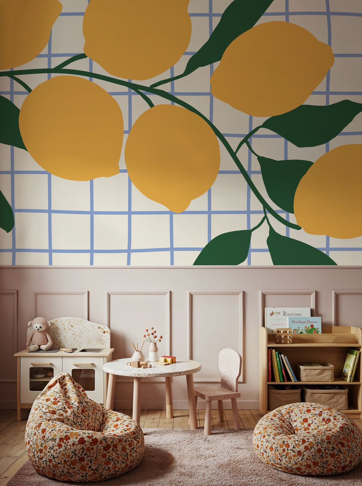 Kitchen Lemons Mural Wallpaper - room preview 03