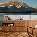 Spray Lakes Reservoir Mural Wallpaper - room preview 03