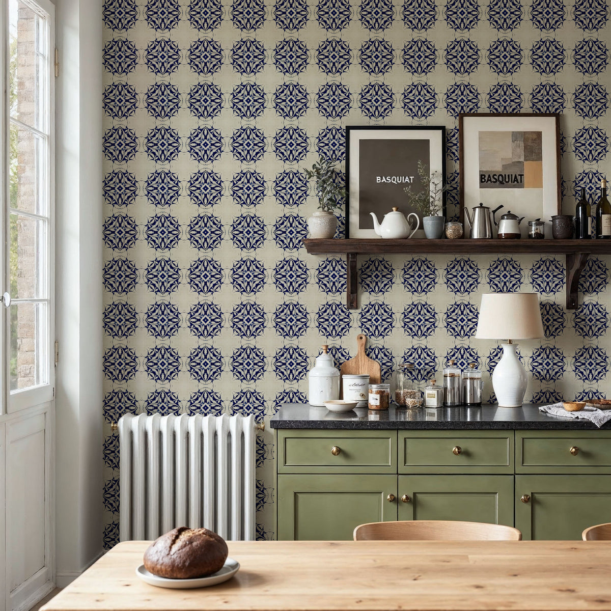 Nara Tile Mural Wallpaper - room preview 03