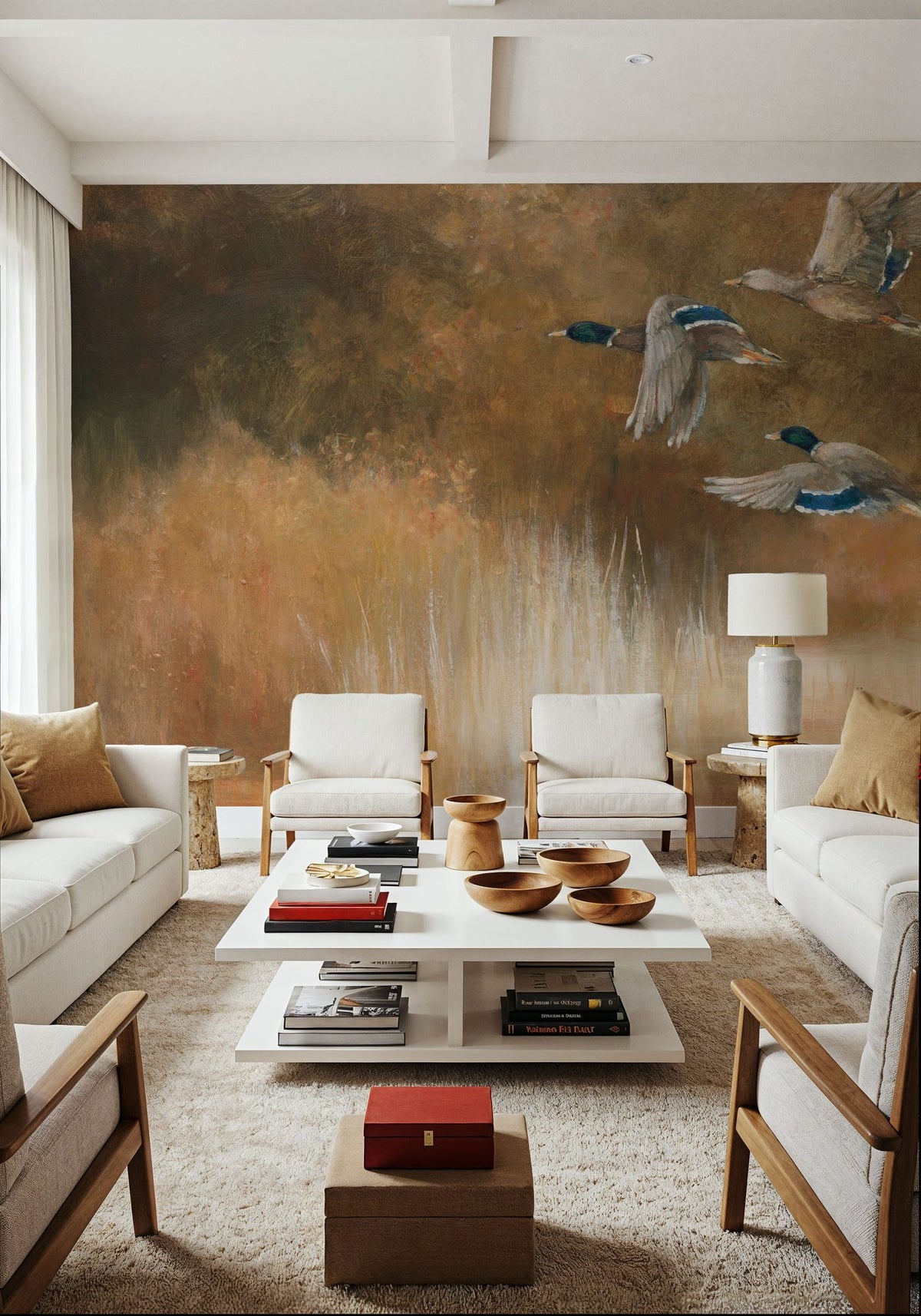 Life on the Lake Mural Wallpaper - room preview 03