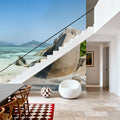 Rock Beach Mural Wallpaper - Blue Tone - room preview 03