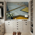 Runway Geometry Mural Wallpaper - room preview 03