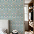 Ocean Tiles Mural Wallpaper - room preview 03