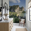 Turquoise Cove Mural Wallpaper - room preview 03