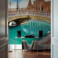 Spanish Bridge Mural Wallpaper - room preview 03