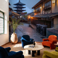 Yasaka Pagoda At Night Mural Wallpaper - room preview 03