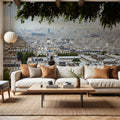Paris Skyline From Montmartre Mural Wallpaper - room preview 03