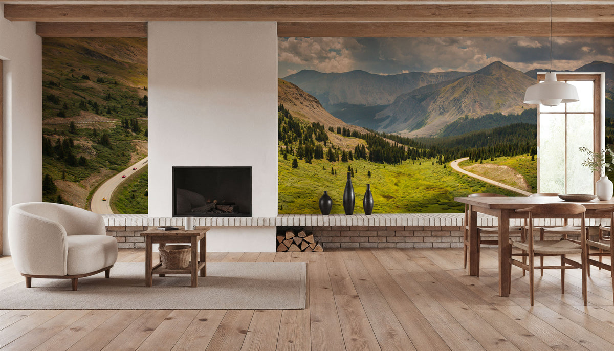 Cottonwood Bend Mural Wallpaper - room preview 03