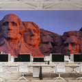 Mount Rushmore At Sunset Mural Wallpaper - room preview 03