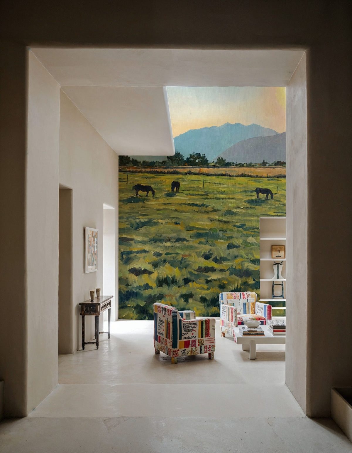 Sunrise Mural Wallpaper - Warm Tone - room preview 03
