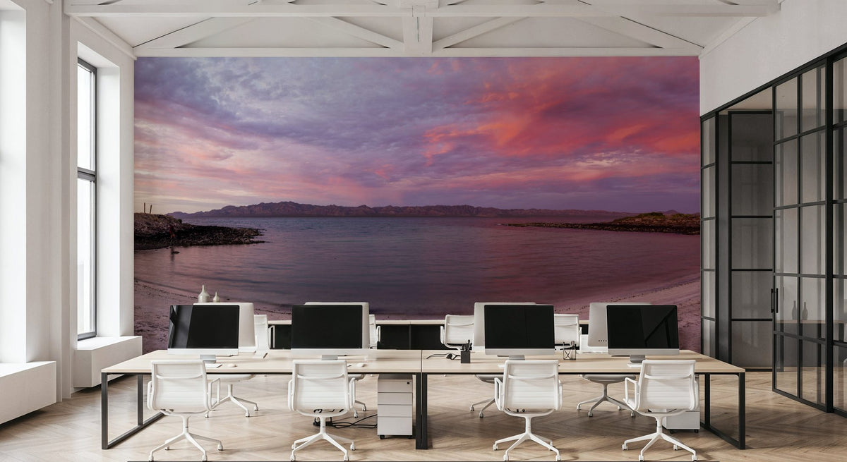 La Perla Sunrise Mural Wallpaper - room preview 03