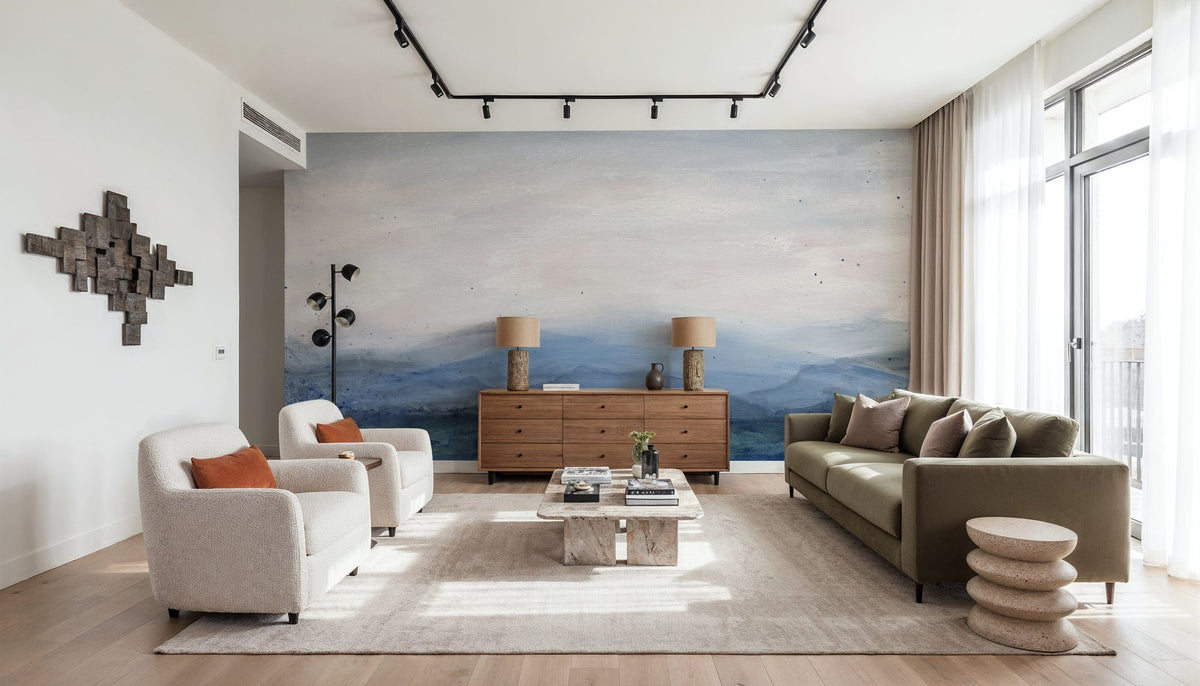 Mountain Lake Mural Wallpaper - room preview 03
