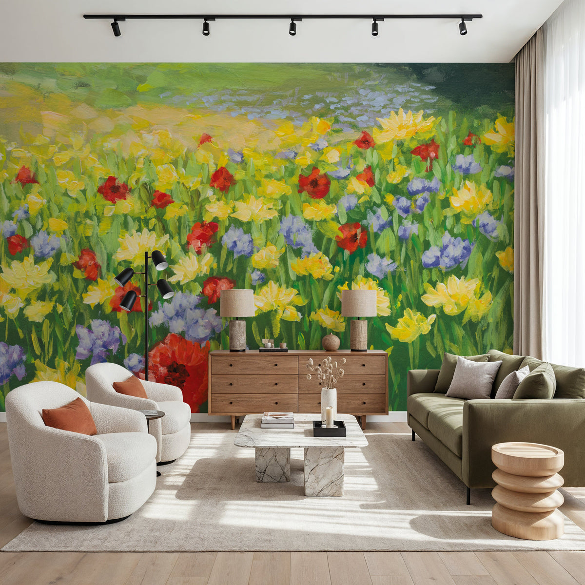 My Meadow Mural Wallpaper - room preview 03