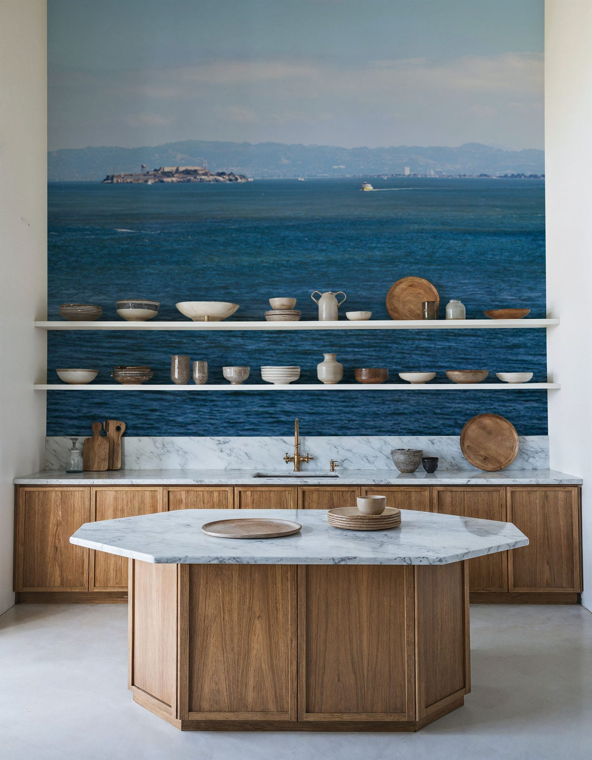 The Bay Mural Wallpaper - room preview 03