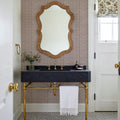 Faux Cloth Texture, Plum Mural Wallpaper - room preview 03