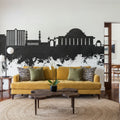 Lilongwe Malawi Skyline Black & White Mural Wallpaper - room preview 03