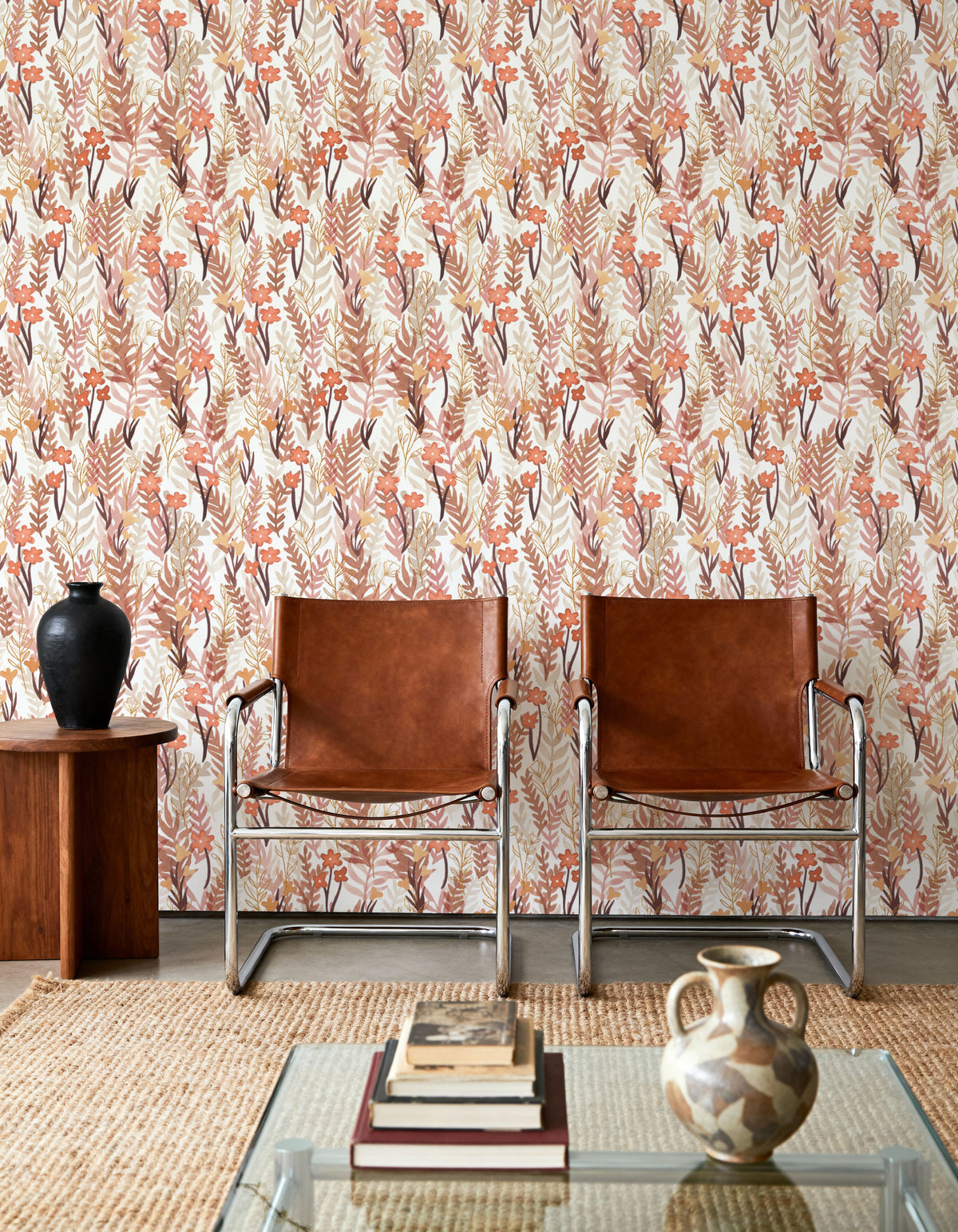 Fall Blooms Mural Wallpaper - room preview 03