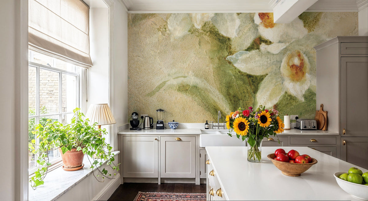 Dreamy Orchids II Mural Wallpaper - room preview 03
